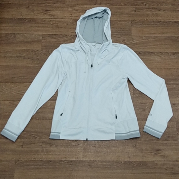 ALO Yoga Tops - ALO YOGA COOL FIT HOODY IN WHITE